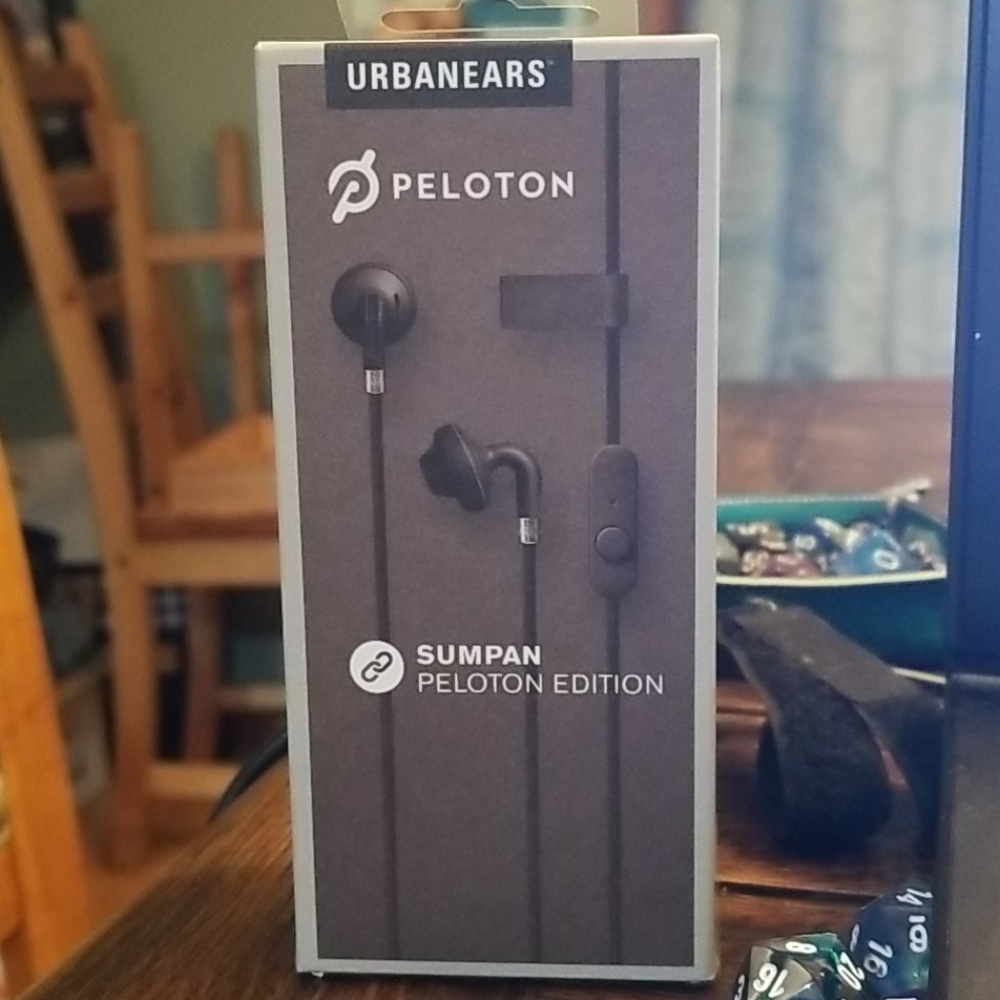NWT NIB Urbanears Sumpan Peloton Edition Earbuds